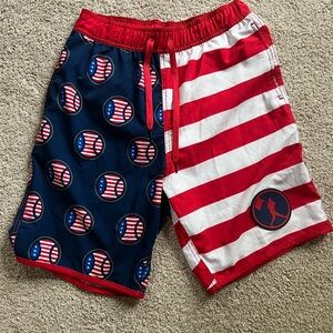 Baseballism men’s swim trunks. Size medium. EUC.